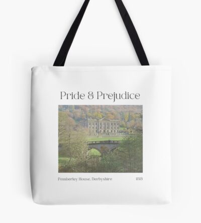 Pride And Prejudice Pemberley House Tote Bag