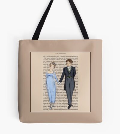 Elizabeth Bennet And Mr Darcy Tote Bag