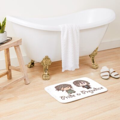 Alternative view of Pride And Prejudice Kawaii Bath Mat
