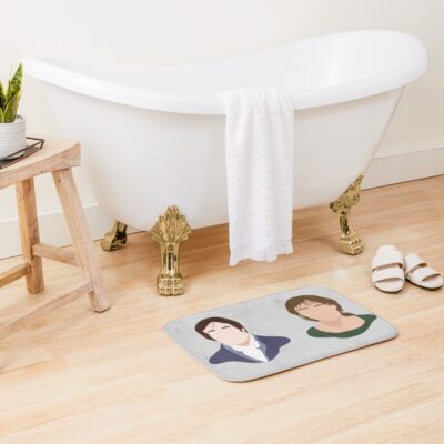 Alternative view of Mr Darcy And Elizabeth Bath Mat