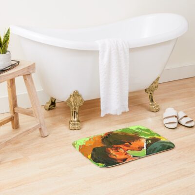 Alternative view of Pride And Prejudice Mister Darcy And Elizabeth Fanart Illustration Bath Mat