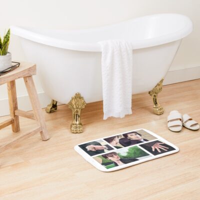 Alternative view of The Hands And The Glances Pride And Prejudice Bath Mat