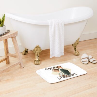 Alternative view of Pride And Prejudice Classic Romance Jane Austen Bath Mat