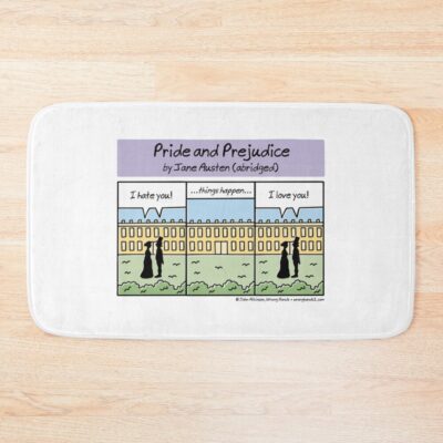 Pride And Prejudice Abridged Bath Mat