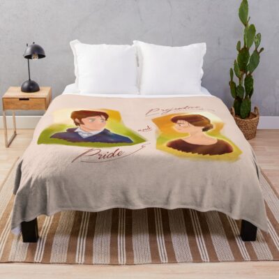 Pride And Prejudice Fanart Throw Blanket