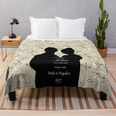 Pride And Prejudice Xmas Gift 2 Throw Blanket