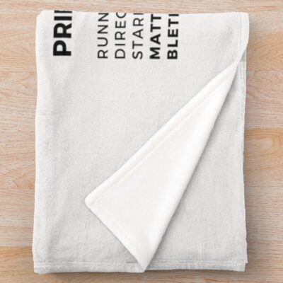 Alternative view of Pride And Prejudice Minimalist Poster Throw Blanket