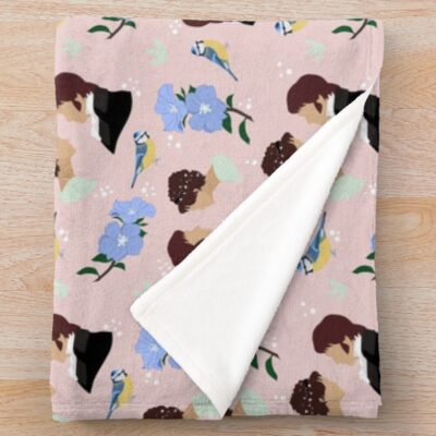 Alternative view of Pride And Prejudice Art Throw Blanket