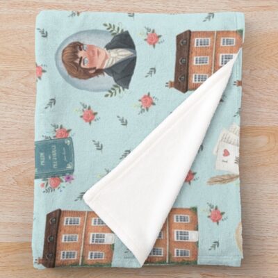 Alternative view of Pride And Prejudice Jane Austen Inspiration Throw Blanket