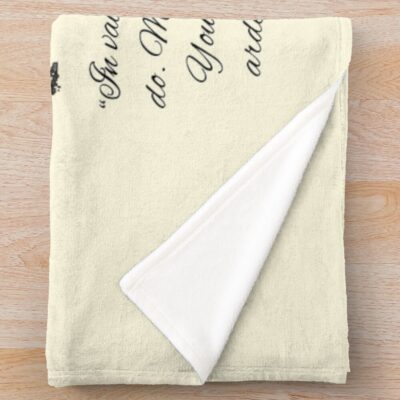 Alternative view of Jane Austen Vintage Book Club Mr Darcy And Lizzy Fans Literary Pride And Prejudice Gifts Throw Blanket