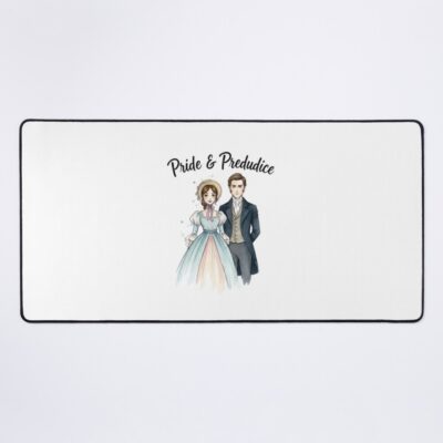 Cute Pride And Prejudice Anime Style Character Illustration Mouse Pad