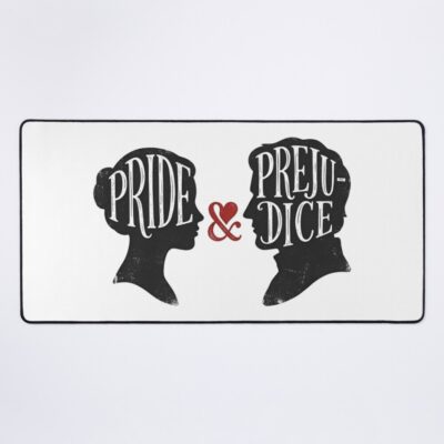 Pride And Prejudice Romantic Silhouettes Jane Austen Mouse Pad