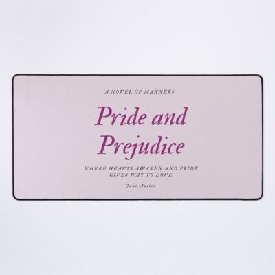 Pride And Prejudice By Jane Austen Mouse Pad