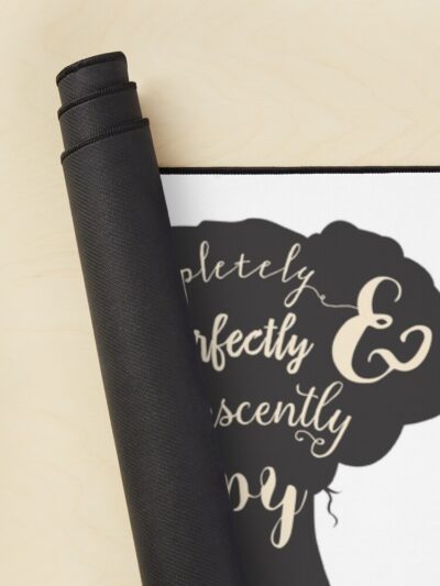 Alternative view of Pride And Prejudice Quote Art Jane Austen Typography Home Decor Book Lovers Gift Mouse Pad