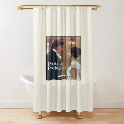 Pride And Prejudice Movie Poster Shower Curtain