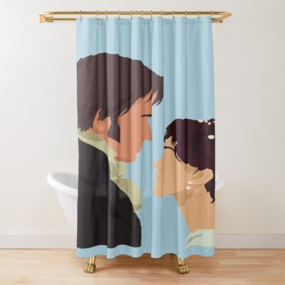 Pride Prejudice Silhouette Shower Curtain