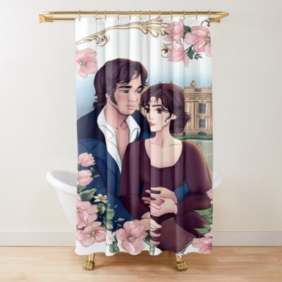 Pride And Prejudice Couple Shower Curtain