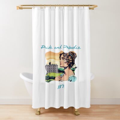 Pride And Prejudice Jane Austen 1813 Shower Curtain