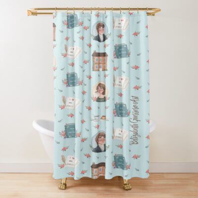 Pride And Prejudice Jane Austen Inspiration Shower Curtain