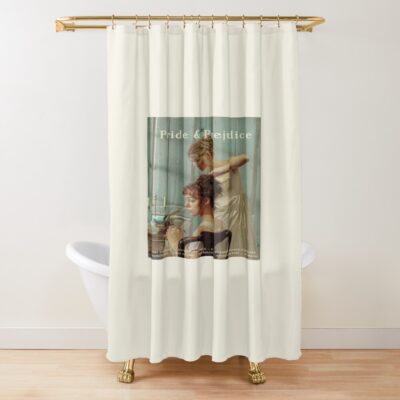 Pride And Prejudice Movie Poster Shower Curtain