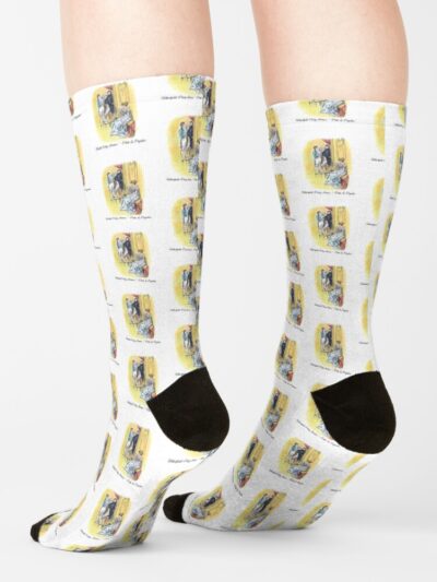 Alternative view of Jane Austen Vintage Book Club Mr Darcy Fans Literary Quotes Gifts Socks