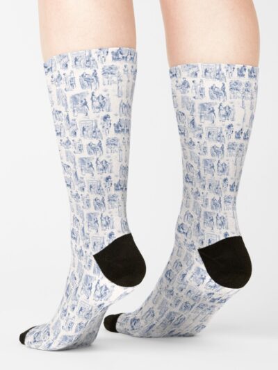 Alternative view of Pride And Prejudice Toile Socks