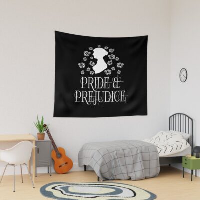 Jane Austen Pride And Prejudice Quotes Romantic Novel Tapestry