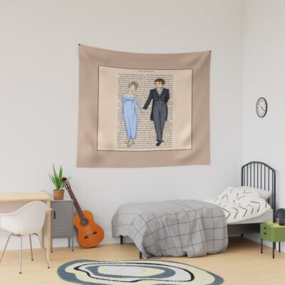 Elizabeth Bennet And Mr Darcy Tapestry
