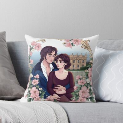 Pride And Prejudice Couple Throw Pillow