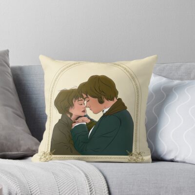Pride And Prejudice Jane Austen Throw Pillow