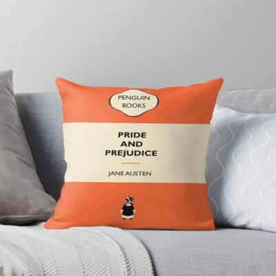 Penguin Books Pride And Prejudice Throw Pillow