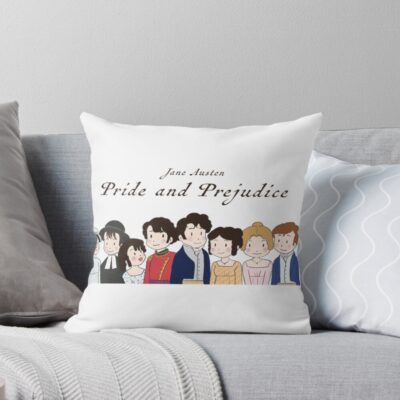 Pride And Prejudice Throw Pillow